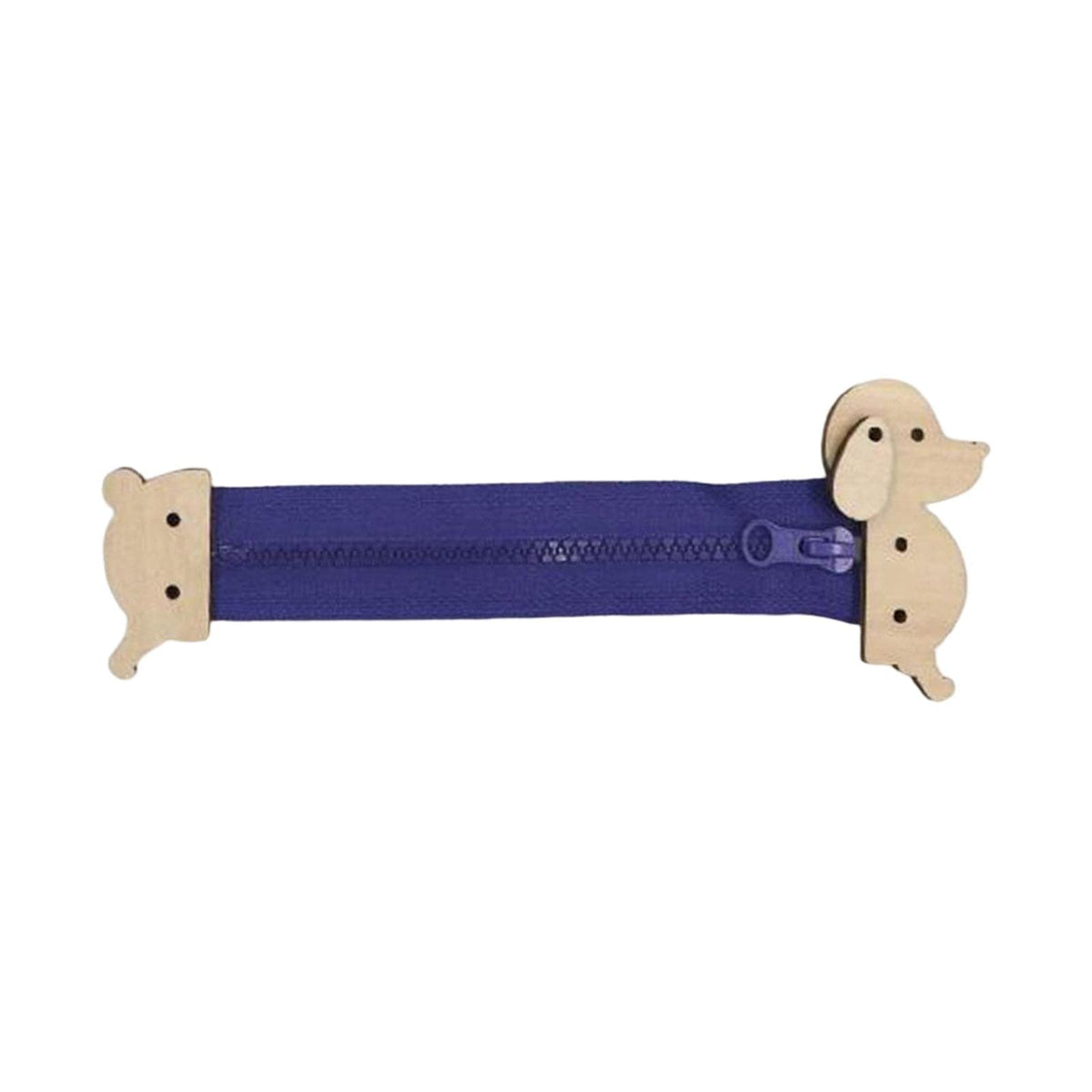 UJEAVETTE Montessori Busy Board Material Interactive for Preschool Children Gifts Blue Dog