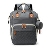zepingminn Diaper Bag Backpack, Nappy Bag Gift for Boys/Girl-Mothers Day Gifts,Mommy Bag With USB Charging Port (Dark Gray)