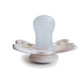Frigg Butterfly Anatomical Silkysoft Silicone Baby Pacifier | Made In Denmark | Bpa-Free (Cream/Blush, 0-6 Months)