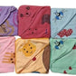 Playful Nest Hooded Baby Bath Towel for Newborns & Infants | Soft Absorbent Bath Wrap for Boys & Girl Multicolour, Pack of 1