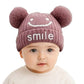 Cool Indians Winter Warm Ear Protection Knitted Woolen Unisex Baby Hat (2 Months18 Months) Pink