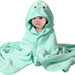 Zoroo Baby Hooded Towel for Toddler, Large Absorbent Bath Towel for Newborn Boy Girl, Green, 79 x 79 cm (Green)