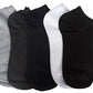 Tradehub Cotton Ankle Length Socks For Men And WomenFree Size, Solid, Pack Of 5 (Multicoloured)