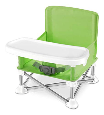 Serene Life Baby Seat Booster -Space Saver Toddler Booster Seat - Portable Pop And Open Sit Folding Booster Feeding Chair - Safe