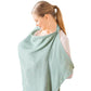 Kelexx Nursing Cover For Baby Breastfeeding  Breathable 100% Cotton Nursing Apron With Rigid Hoop, Privacy Cover, Lightweight C