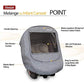 Manito Melange Infant Car Seat Weather Shield (Black Grey)