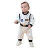 Baby Astronaut Costumes, Unisex Toddler Space Suit, Halloween Dress Up Romper Pilot Costume(White,2-3 Years Old)