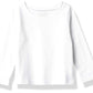 The Children'S Place Baby Girls And Toddler Long Sleeve Basic Layering T-Shirt T Shirt, White 2 Pack, 4T Us