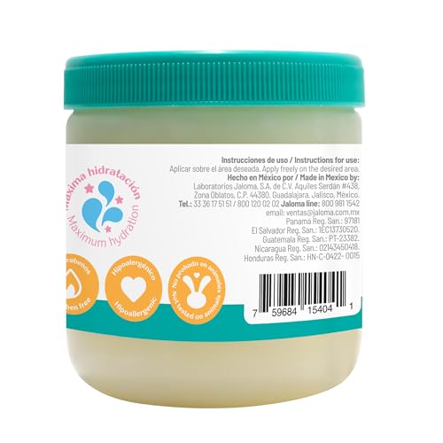 Jaloma Baby Petrolatum, Baby Vaseline Moisturizes And Softens Baby Skin, 8.11 Oz Jar