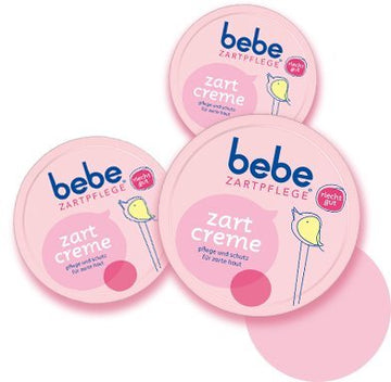 bebe Zartcreme Baby Cream travelsize 50ml (Pack of 3)