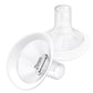 2pcs 21mm Soft Rim Flanges with 106 Degree Wider Opening Angle for Medela Breast Pump, PersonalFit, Freestyle, Maxflow, Freestyl