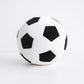Toyingly Plush Soccer Ball Pillow, Black and White, Decorative Round Cushion  20 cm