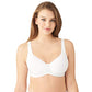 Wacoal Womens Plus-Size Basic Beauty Contour Bra, White, 34Ddd