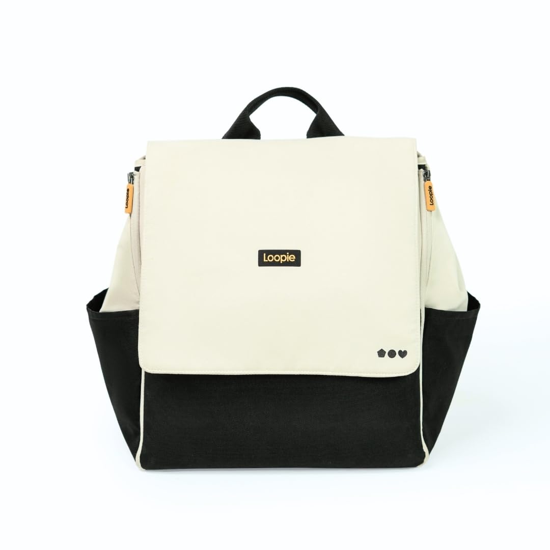 Loopie Robin Diaper Bag | 30 L | Baby Diaper Backpack | Insulated Compartments | Spill-Proof Compartment | Foldable Diaper Chang