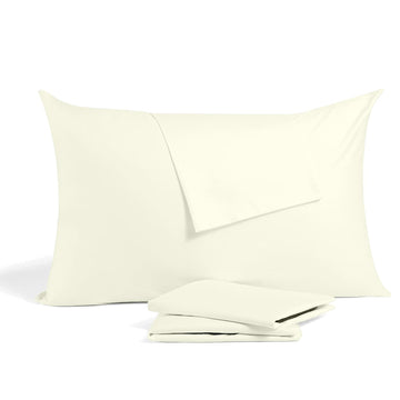 Toddler Travel Small Pillow Cases 12X16 With Zipper Closure Pillowcase Pack Of 2, 500 Thread Count 100% Soft Egyptian Cotton Dec