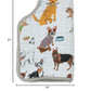 Little Unicorn Ultra-Absorbent Premium Burp Cloth | Soft On Baby'S Skin | Larger Size | Ergonomic Design (Woof)