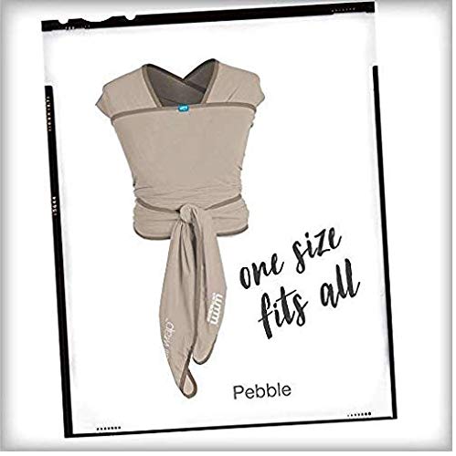 Diono We Made Me Flow, Baby Wrap Carrier, Newborn to Toddler Breastfeeding Cover, Super Stretchy, Cool & Comfortable Baby Sling,