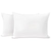 Tillyou Toddler Pillowcase 2 Pack With Zipper,Silky Soft Microfiber 13' X 18' Kids Travel Pillow Cases,White