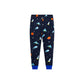 Popshion Planet Pajamas For Boys Long Sleeve Cotton Space Pjs Toddler 2 Piece Galaxy Sleepwear Kids Rocket Pants Set Boy Jammies