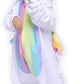 Easuit Rainbow Unicorn Costume Animal Pajamas Halloween Cosplay for Kids 8-10 EA-Unicorn14 C-rainbow Unicorn