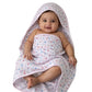 Baby Inn 100% Soft Cotton Babys Printed Hooded Towel  Pink (Pack of 1), PIN