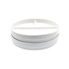 Elk and Friends Kids 6.7    Porcelain White Plates | Divided Plates | Suitable for Kids/Toddlers | Microwave & Dishwasher Safe |