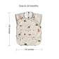 Gzmm Waterproof Baby Bibs,Infant Toddler Extra Cover Feeding Bib With Food Catcher,Easy Clean & Washable