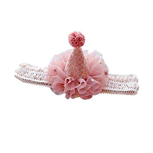 Glamulice Baby Girls Pink Flower Dress Infant First Birthday Outfit Wedding Bridesmaid Party Christmas Dresses 12-18 Toddler Lit