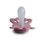 Frigg Lucky Symmetrical Silkysoft Silicone Baby Pacifier | Made In Denmark | Bpa-Free (Cedar/Baby Pink, 0-6 Months)
