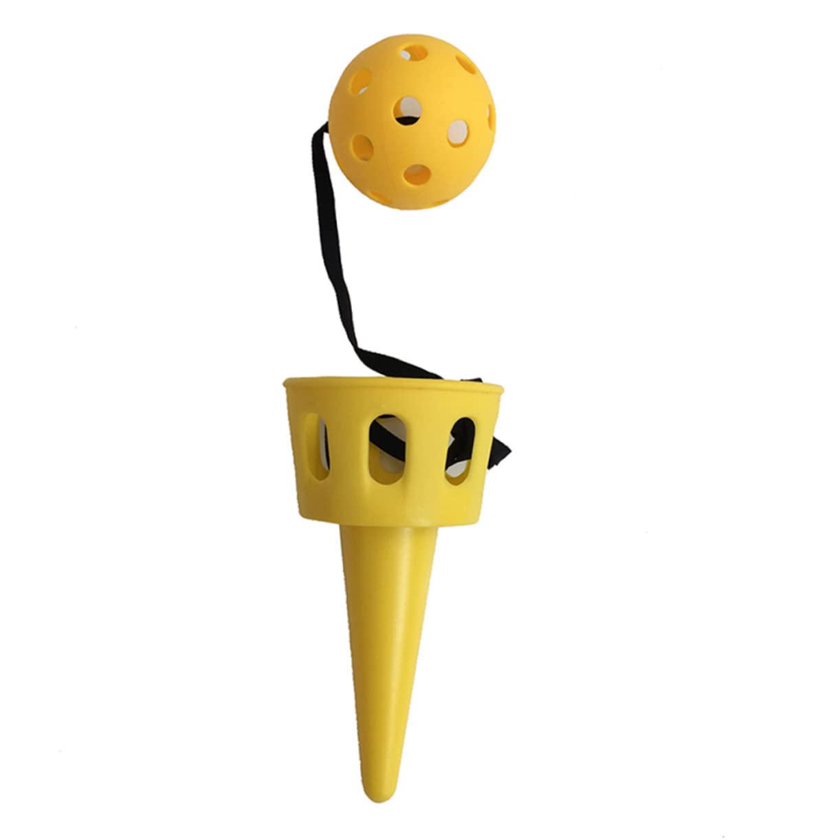Toyvian 1 Set Yellow Suction Ball Toy Ball in a Cup Toy and Cup Game Catch Ball in Cup Game in Cup Game Japanese Ball Cup Game O