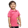 Nusyl Animal Printed Bubblegum Pink Infants Polo TShirt  Nuicpth0190