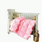ROSE FEATHER Baby/Toddler/Travel/Crib Goose Down Comforter Duvet/Blanket Multifunctional,100% Organic Cotton & Washable Unisex K