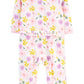 Simple Joys By Carter'S Baby Girls' Fleece Footed Sleep And Play, Pack Of 2, Purple Llama/White Floral, 3-6 Months