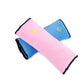 Fannuoncc 2 Pcs Auto Pillow Car Safety Belt Protect, Shoulder Pad, Adjust Vehicle Seat Belt Cushion For Kids (Blue/Pink)