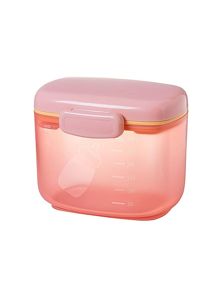 Tempo Baby Portable Formula Dispenser, Formula Dispenser With Scoop And Scraper, 300G 1000Ml (Pink)