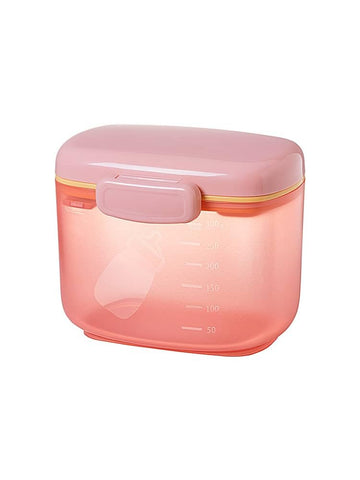 Tempo Baby Portable Formula Dispenser, Formula Dispenser With Scoop And Scraper, 300G 1000Ml (Pink)