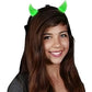 Blinkee Light Up Devil Horns Green Led Halloween Costume For Trick Or Treating And Night Time Safely