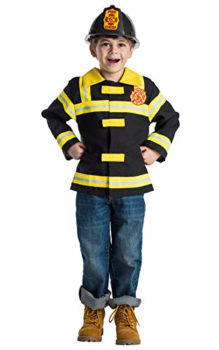 Dress Up America Dress-Up Costumes - Kids Pretend Play Sets - Role-Play Costume Clothes For Toddlers (Firefighter)