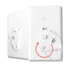 Toggle Light Switch Guard, Ilivable Child Proof Switch Plate Cover Rotary Lock Protects Your Lights From Being Accidentally Turn