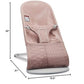 Babybjrn Bouncer Bliss, Mesh, Dusty Pink