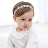 Syga Baby GirlS Leaf Design Headband Soft & Stretchable Fabric Hairband For Infants, Toddlers, Little Princesses (03 Years Gol