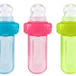 Nuby Ez Squee-Z Silicone Self Feeding Baby Food Dispenser (Varied, 2 Count (Pack Of 1))