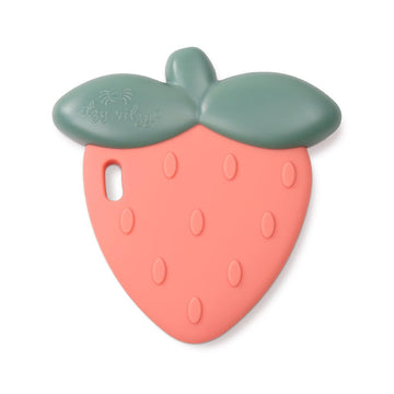 Itzy Ritzy Silicone Rattle, Strawberry