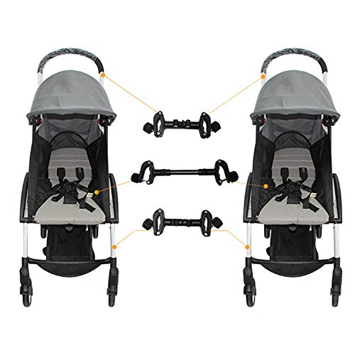 Stroller Connectors, Turn 2 Strollers Into An Instant Tandem Stroller, Fits Most Strollers