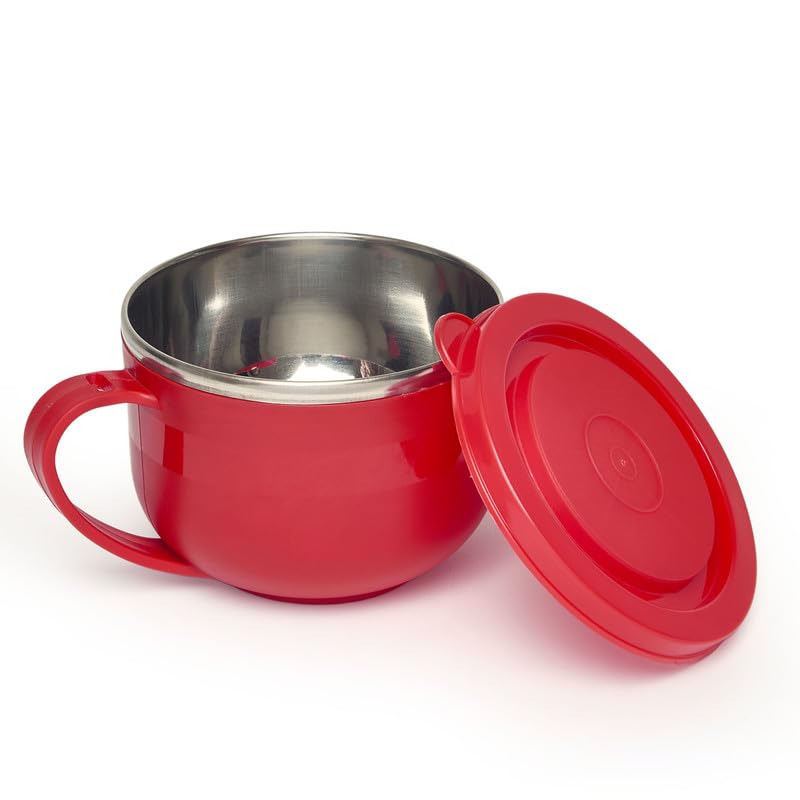 SUGAR Homeware Soup Bowl | 650ml for Kids Feeding with Handle | Microwave Safe Cereal & Maggi | BPA Free & Durable | Cute Design