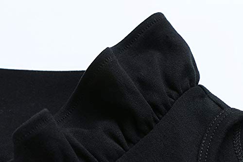 O2 Baby Organic Cotton Onesie Baby Girl Ruffle Romper Long Sleeve Bodysuit Jumpsuit With Headband Outfit Set For Infant(0-3Month