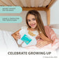 Tickle & Main Tooth Fairy Pillow Kit - 3-Piece Set, 9 x 8 in Felt Cover - Holder Pocket, Interactive Notepad & Photo Pouch - Boy