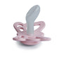 Frigg Butterfly Anatomical Silkysoft Silicone Baby Pacifier | Made In Denmark | Bpa-Free (Primrose/Silver Gray, 6-18 Months)