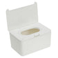 Amosfun Portable Wipes Dispenser Box Compact Tissue Storage Container for Home Office and Travel Practical Design for Wipes and 