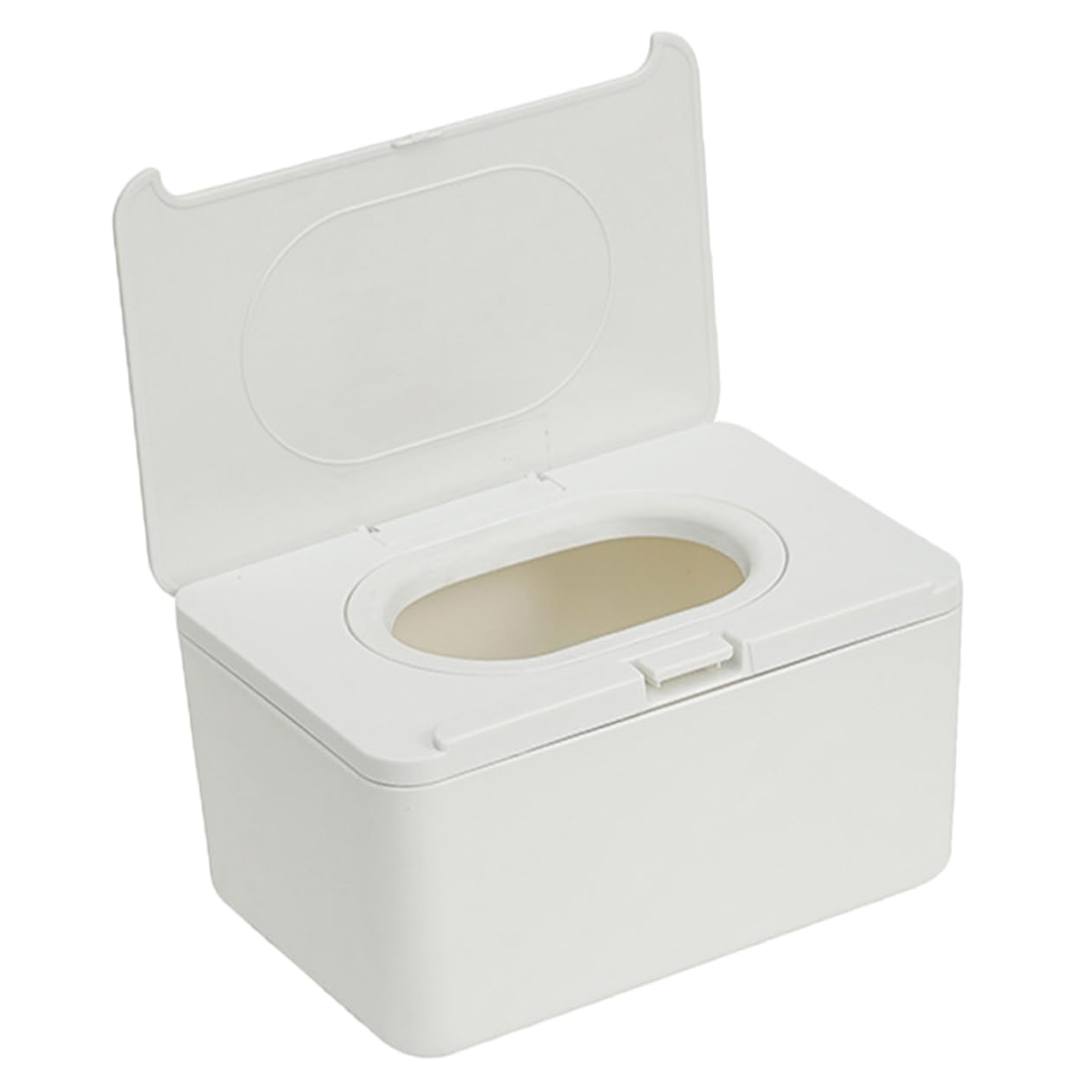 Amosfun Portable Wipes Dispenser Box Compact Tissue Storage Container for Home Office and Travel Practical Design for Wipes and 
